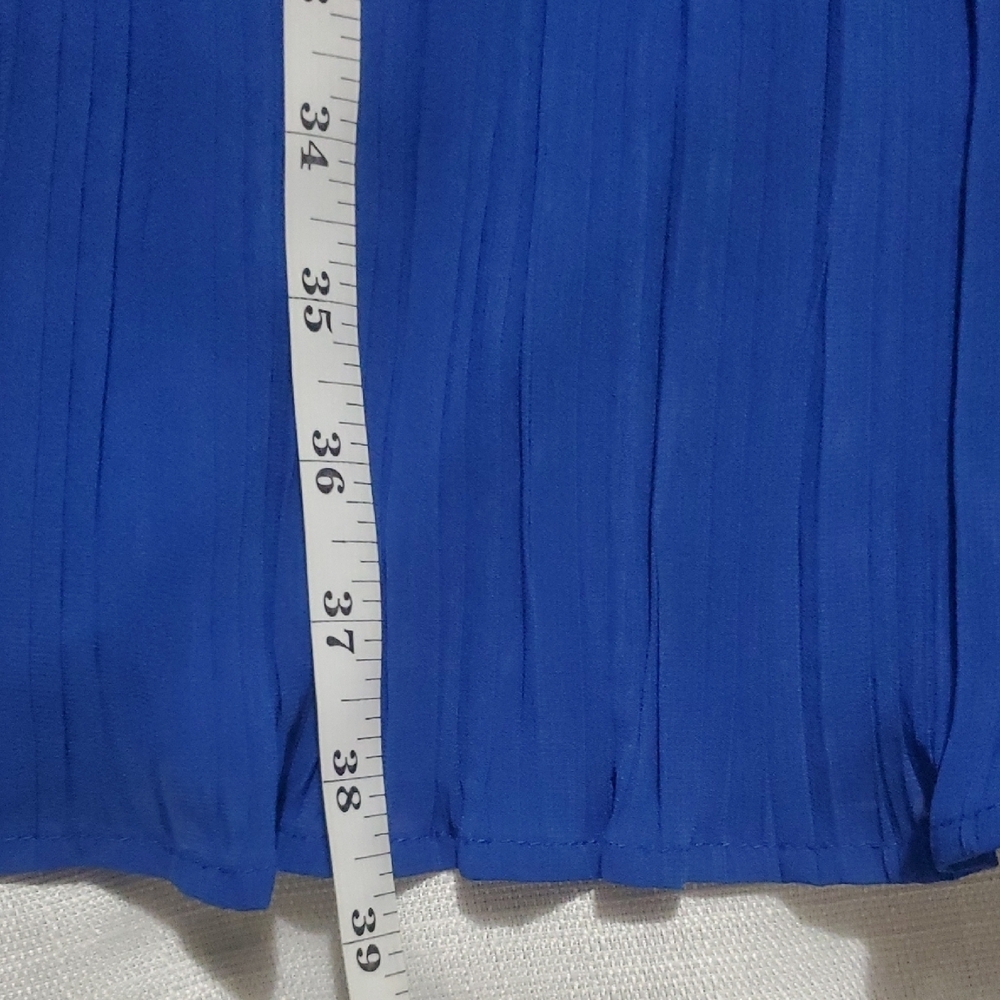 FOXIEDOX Blue Lace Open Back Mini Dress Size S - Picture 13 of 13